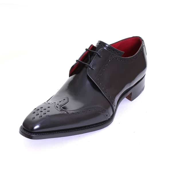 Moon - Wing Classic with Gibson - Black Polished - Manfred's Shoe Lounge